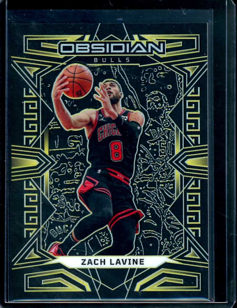 2022/23 Panini Obsidian Zach Lavine Gold /10 Bulls