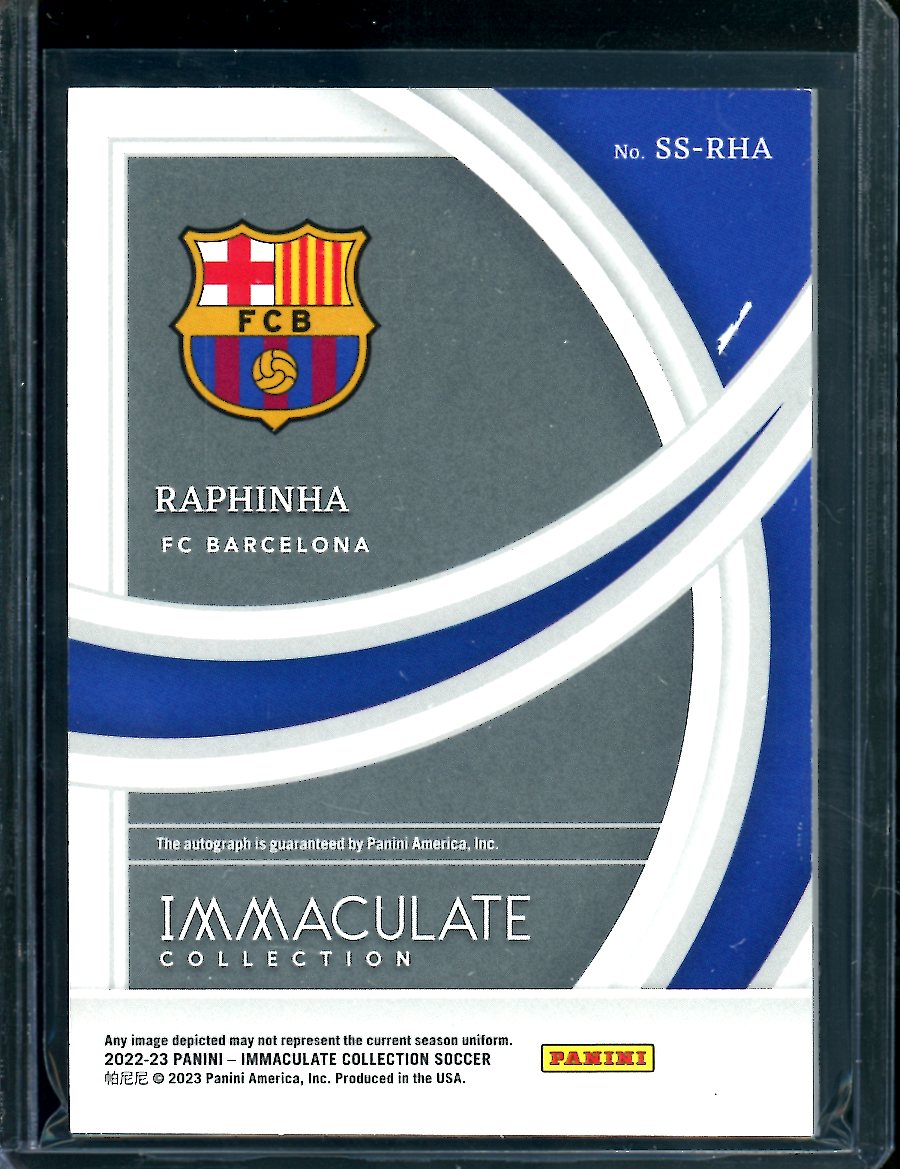 2022/23 Panini Immaculate Raphina Shadowbox Auto /49 FC Barcelona