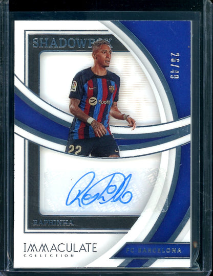 2022/23 Panini Immaculate Raphina Shadowbox Auto /49 FC Barcelona