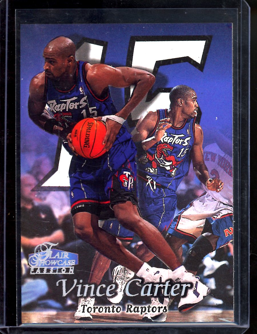 1998/99 Fleer Showcase Vince Carter Rookie Passion Raptors