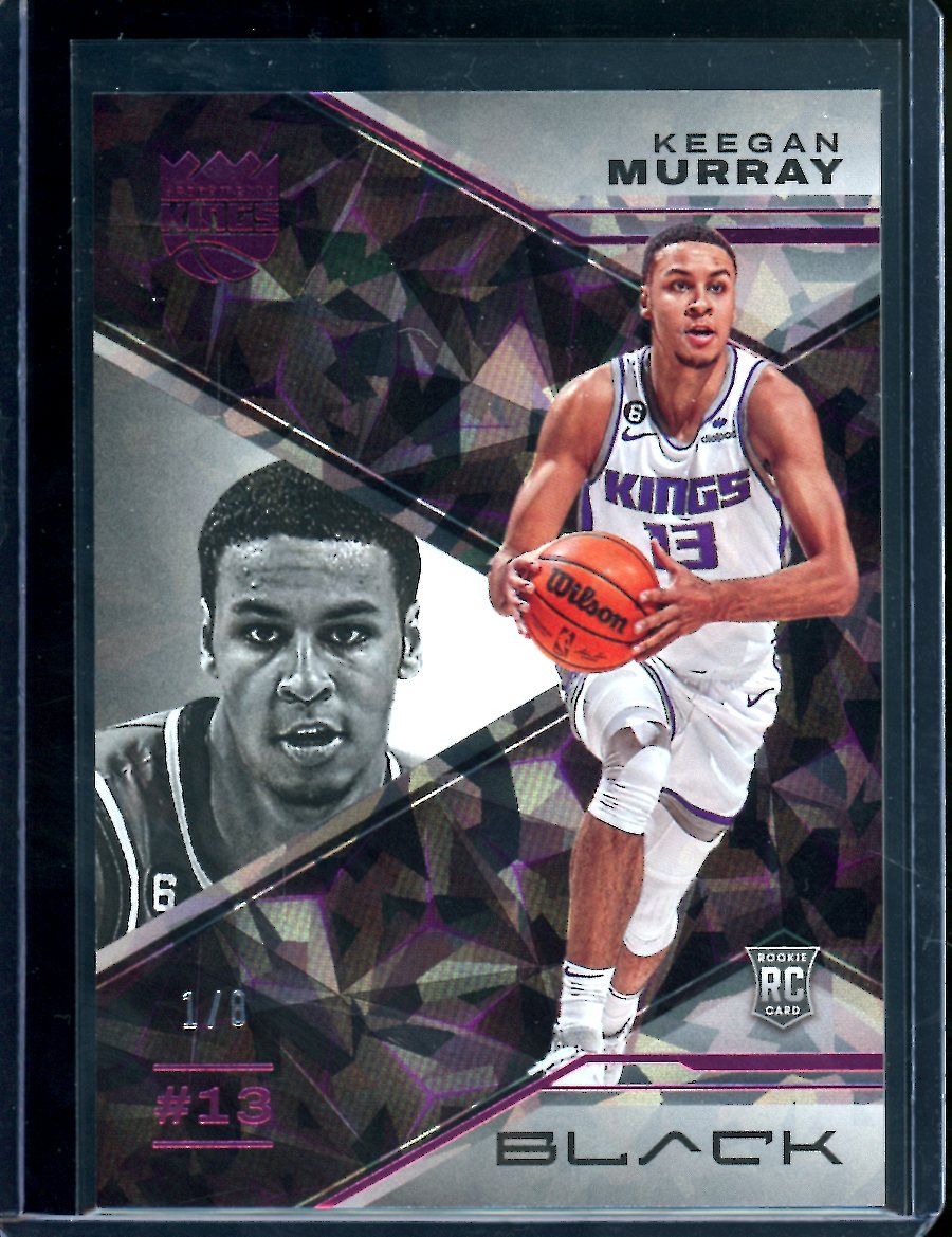 2022/23 Panini Black Keegan Murray Rookie Quartz /8 Kings