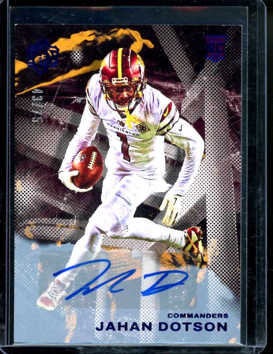 2022 Panini Chronicles Gridiron Kings Jahan Dotson Rookie Auto /75 Commanders - Trading Card Market