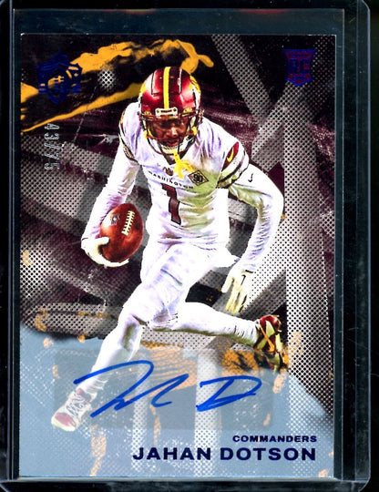 2022 Panini Chronicles Gridiron Kings Jahan Dotson Rookie Auto /75 Commanders - Trading Card Market