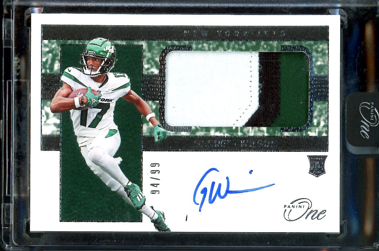 2022 Panini One Garrett Wilson Rookie RPA /99 Jets - Trading Card Market