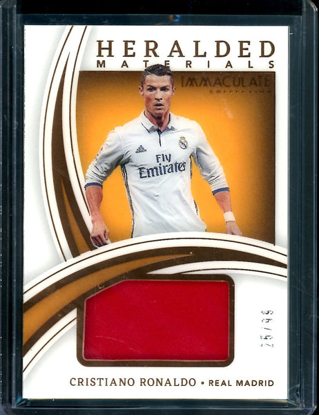 2022-23 Panini Immaculate Christiano Ronaldo Heralded Materials 