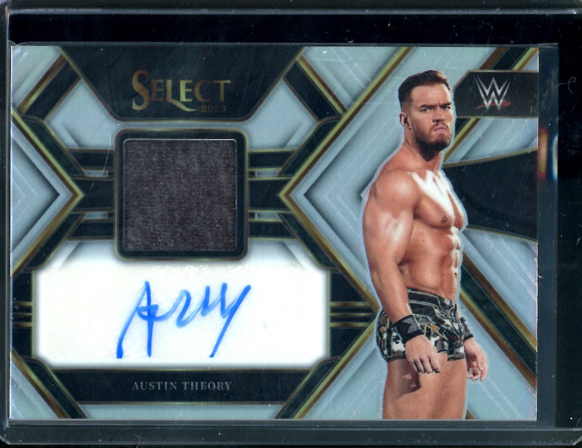 2023 Panini Select Austin Theory Patch Auto /99 WWE