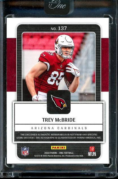 2022 Panini One Trey McBride Rookie RPA Nike Swoosh /5 Cardinals - Trading Card Market