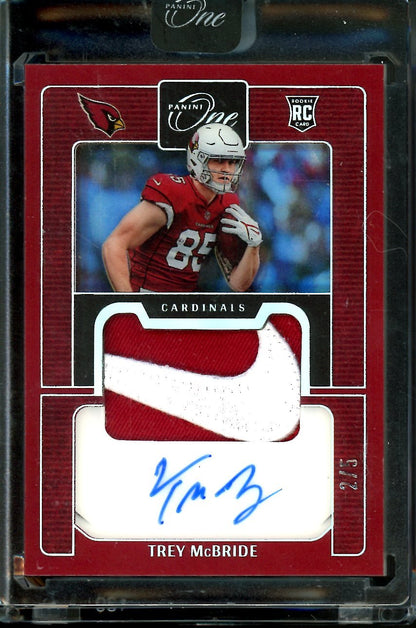 2022 Panini One Trey McBride Rookie RPA Nike Swoosh /5 Cardinals - Trading Card Market