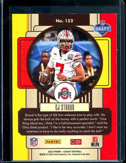 2023 Panini Legacy CJ Stroud Rookie Blue /25 Texans - Trading Card Market