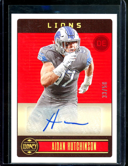2023 Panini Legacy Aidan Hutchinson Auto /50 Lions