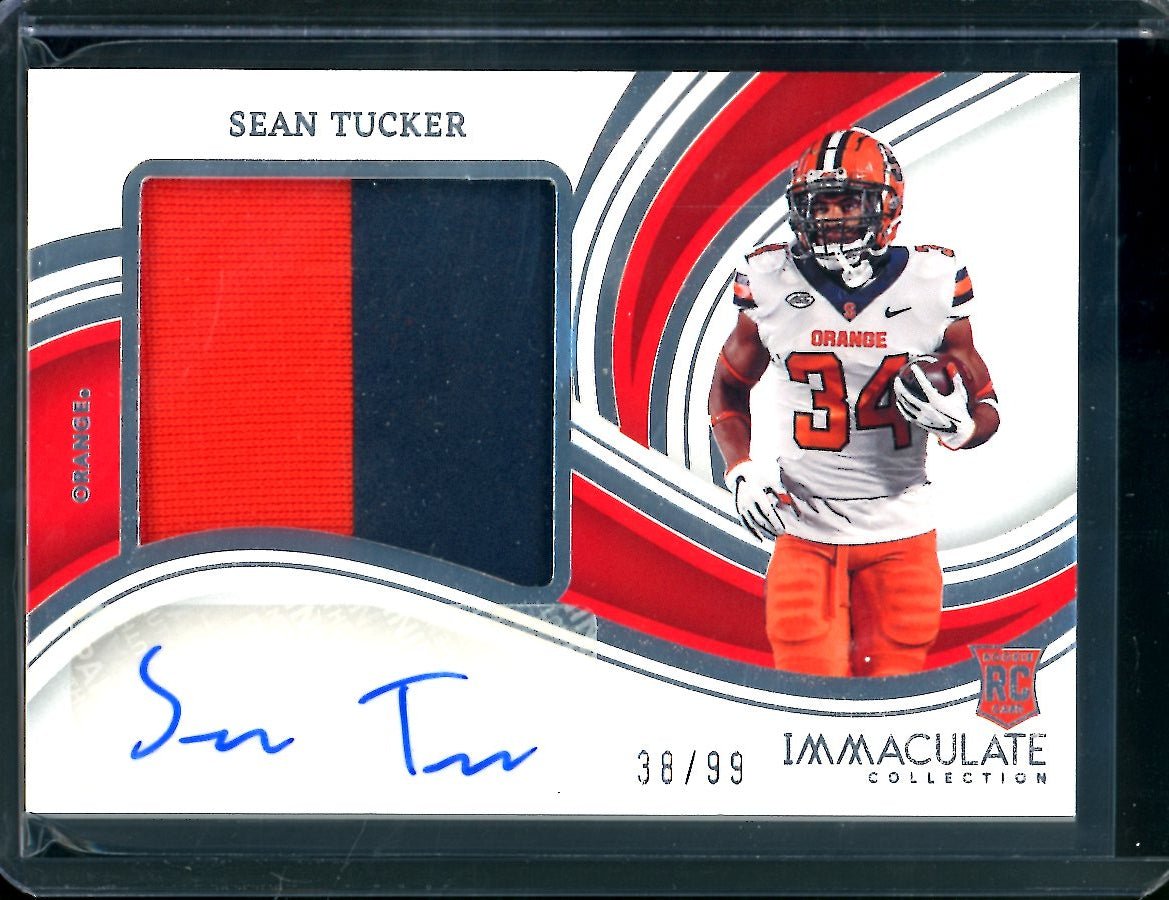 2023 Panini Immaculate Collegiate Sean Tucker Rookie RPA /99 Syracuse - Trading Card Market