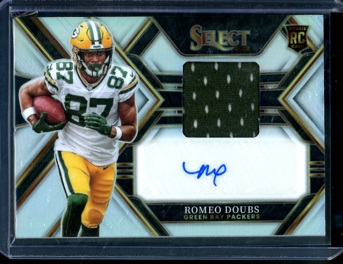 2022 Panini Select Romeo Doubs Rookie RPA /199 Packers