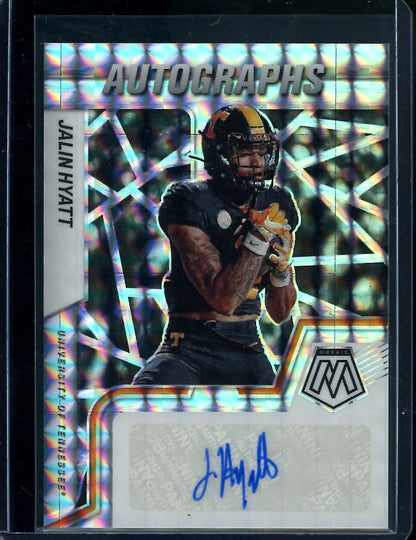 2023 Panini Mosaic Draft Picks Jalin Hyatt Rookie Auto Tennessee