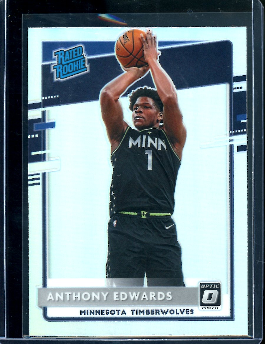 2020-21 Panini Optic Anthony Edwards Rookie Holo Timberwolves