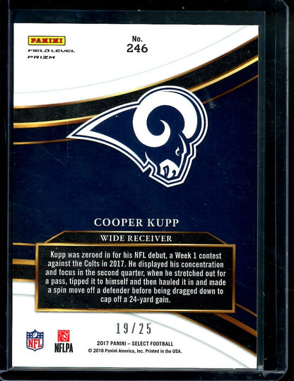 2017 Panini Select Cooper Kupp Rookie Field Level Tie - Dye /25 Rams - Trading Card Market