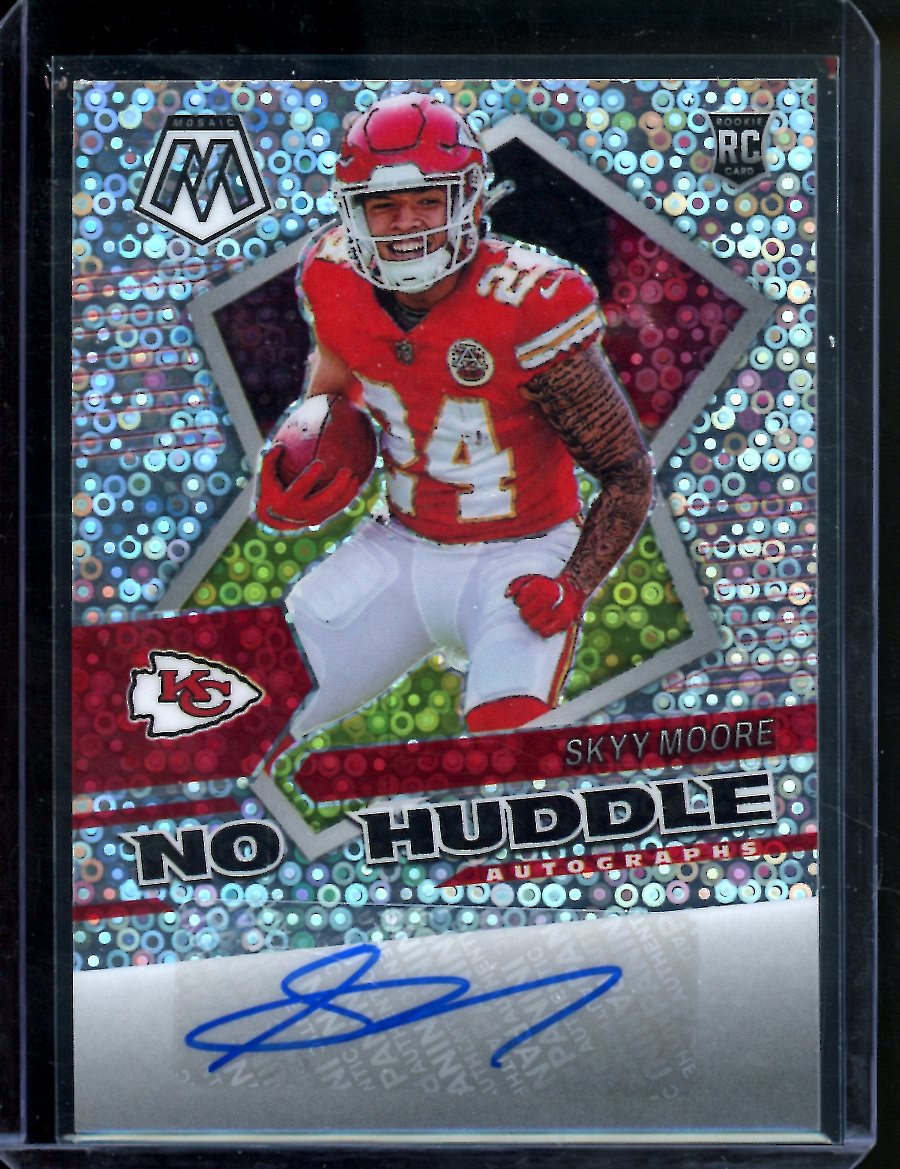 2022 Pro Set Skyy Moore order Blue Auto Kansas City Chiefs