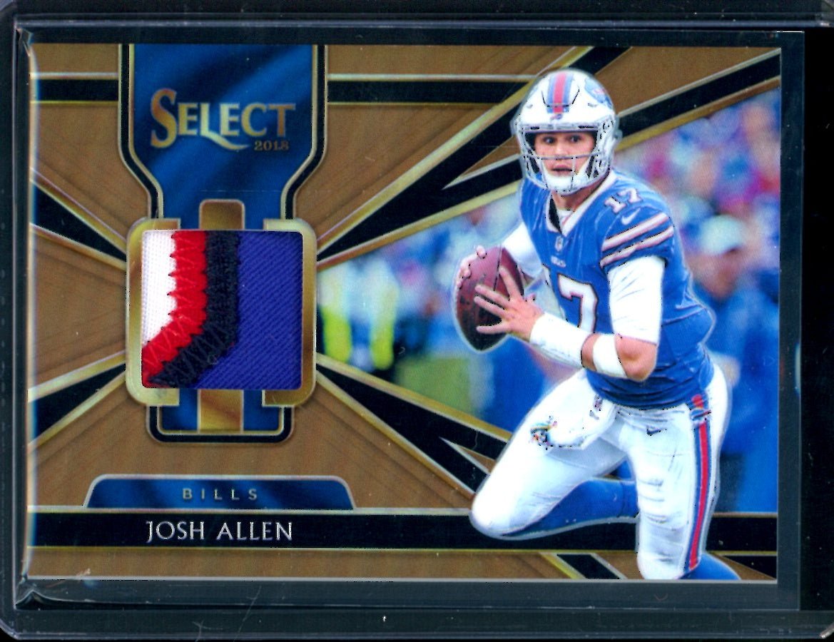 2018 Panini Select Josh Allen Rookie Patch Bronze /99 Bills