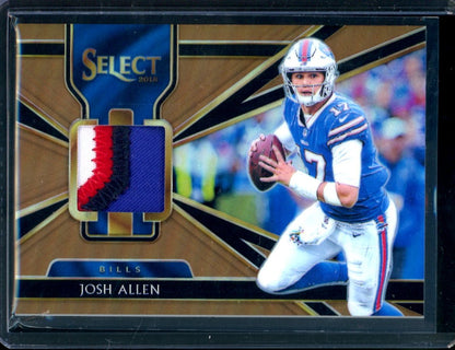 2018 Panini Select Josh Allen Rookie Patch Bronze /99 Bills