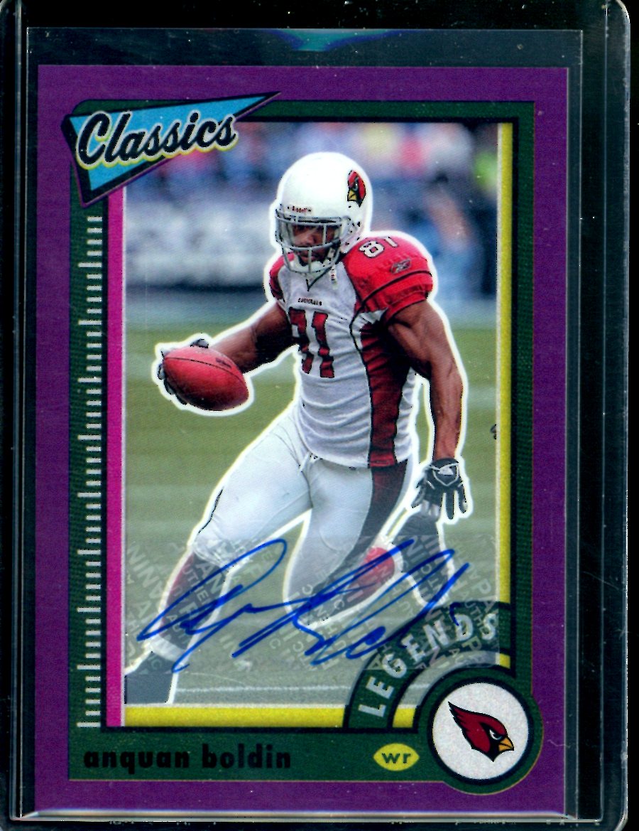 2022 Panini Classics Anquon Boldin Auto /10 Cardinals