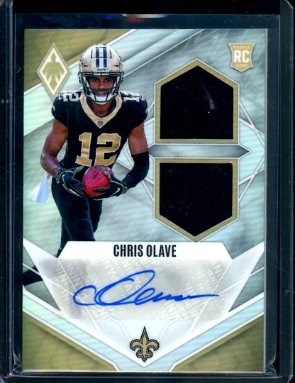 2022 Panini Phoenix Chris Olave Rookie RPA /75 Saints