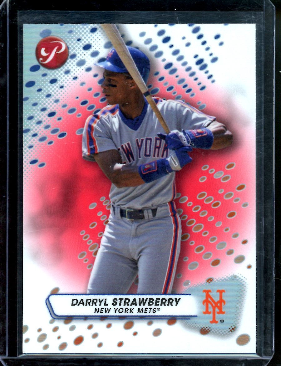 2023 Topps Prestine Darryl Strawberry Red /5 Mets