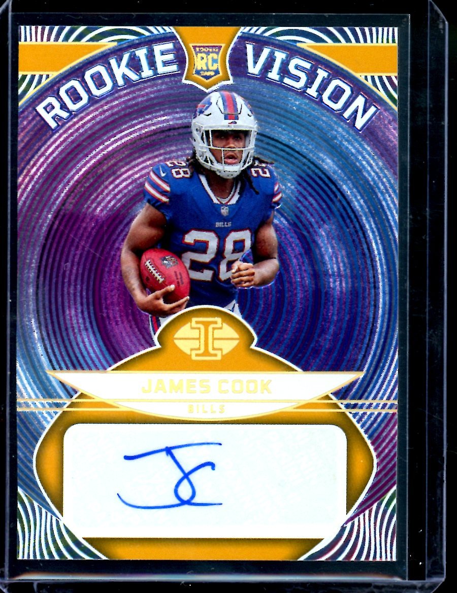 2022 Panini Illusions James Cook Rookie Vision Gold /25 Bills - Trading Card Market
