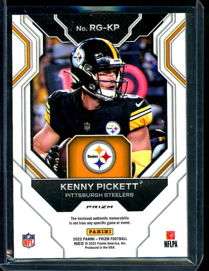 2022 Panini Prizm Kenny Pickett Rookie Patch Steelers