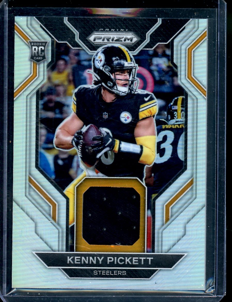 2022 Panini Prizm Kenny Pickett Rookie Patch Steelers