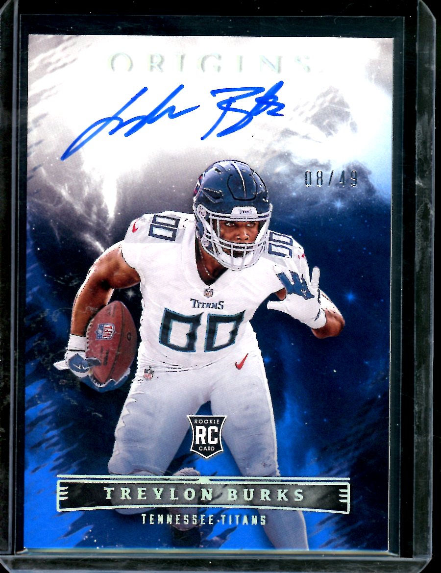 2022 Panini Origins Treylon Burks Rookie Auto /49 Titans