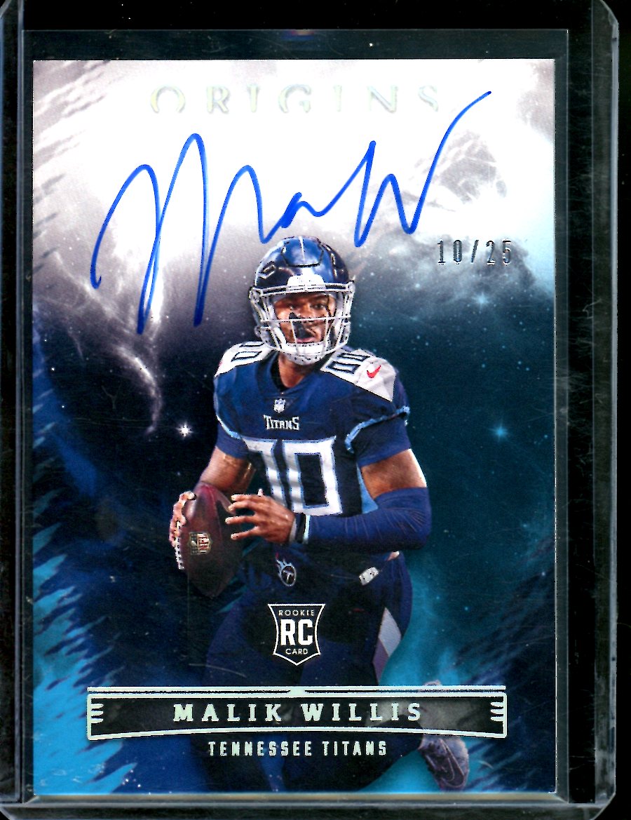 2022 Panini Origins Malik Willis Rookie Auto /25 Titans