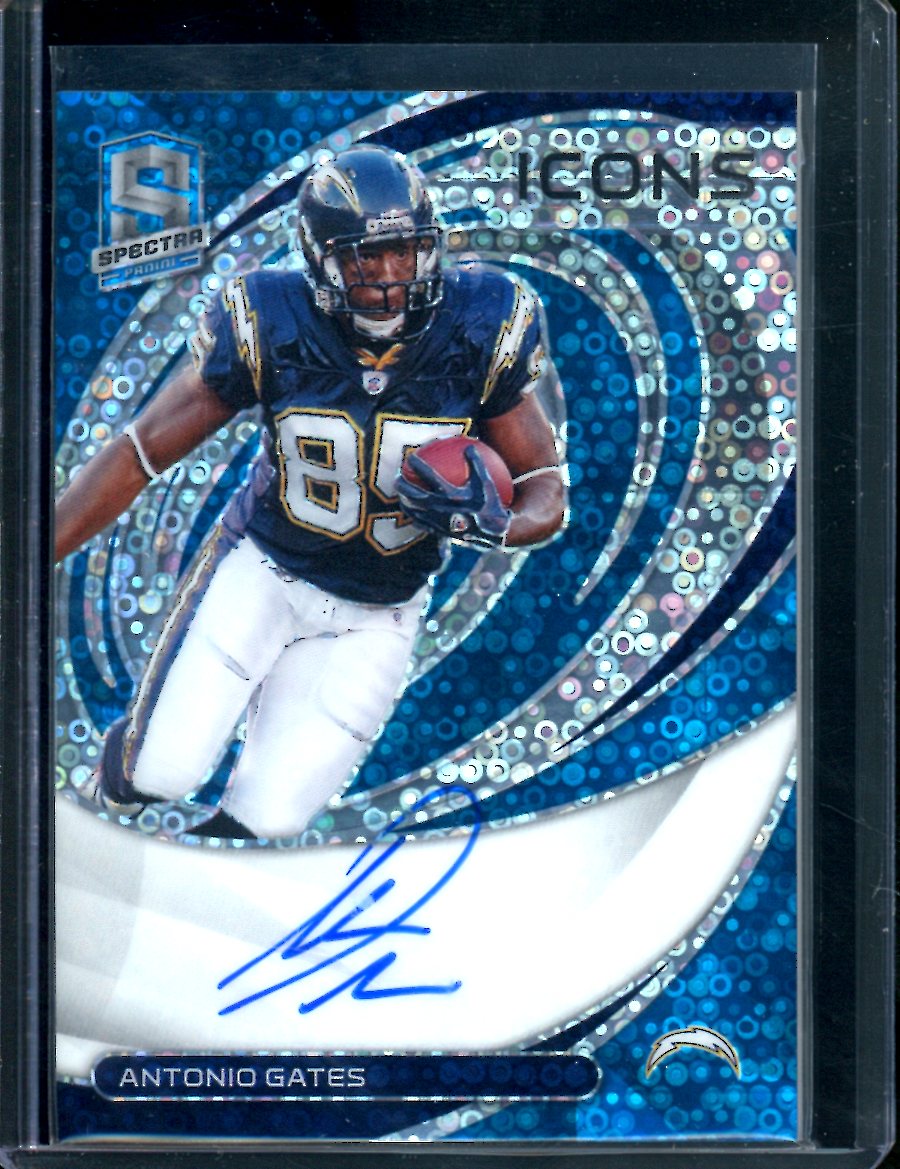 2022 Panini Spectra Antonio Gates Icons Auto /50 Chargers
