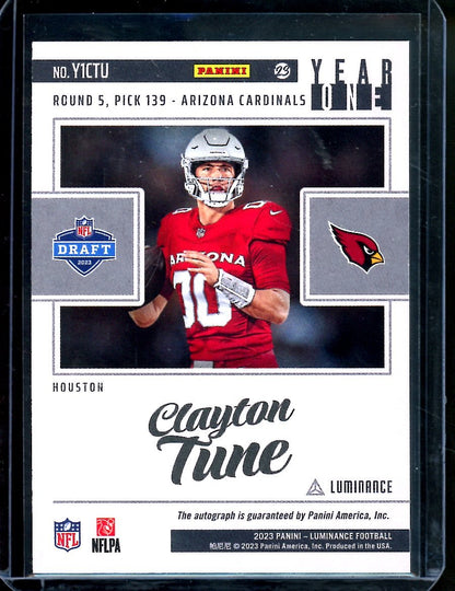 2023 Panini Luminance Clayton Tune Rookie Auto Cardinals - Trading Card Market