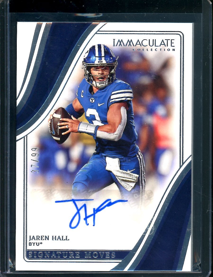 2023 Panini Immaculate Collgeiate Jaren Hall Signature Moves Auto /99 Vikings - Trading Card Market