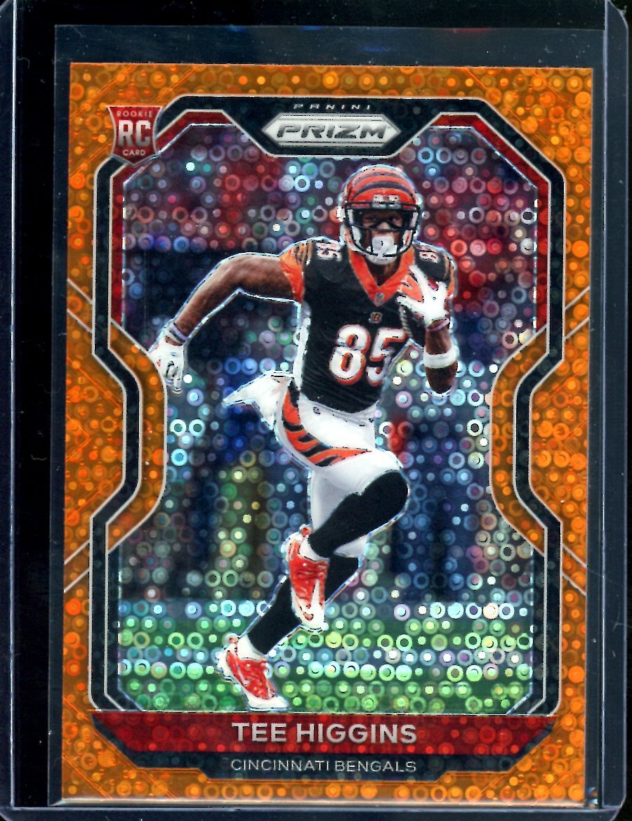 2020 Panini Prizm Tee Higgins Rookie Orange Disco Bengals - Trading Card Market