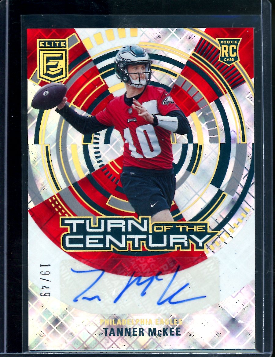 2023 Panini Elite Tanner McKee Rookie Auto /49 Eagles – Trading Card Market