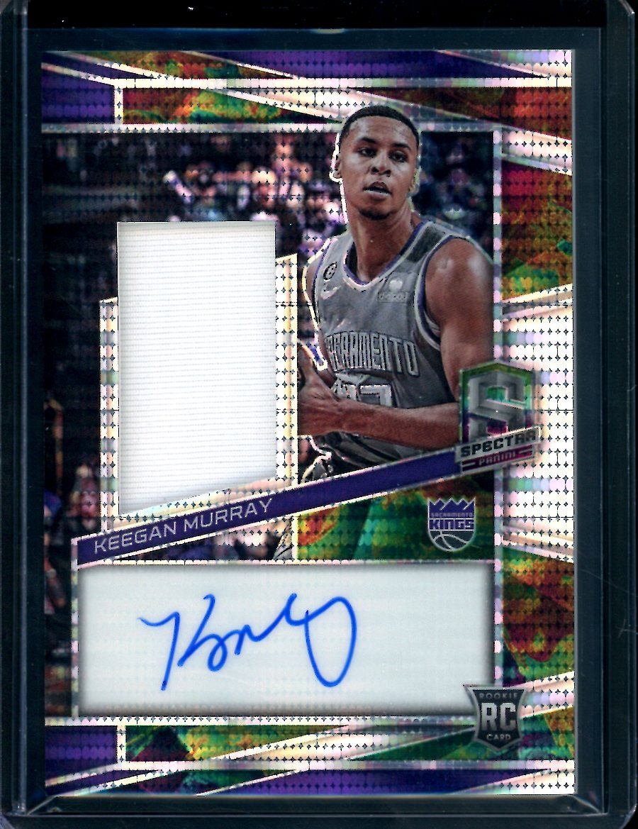 2022 - 23 Panini Spectra Keegan Murray Rookie RPA Celestial /99 Kings - Trading Card Market