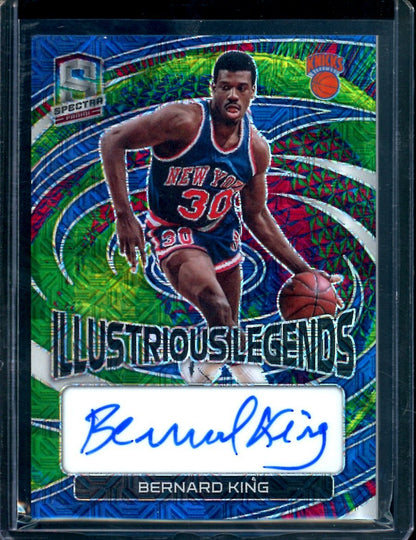 2022-23 Panini Spectra Bernard King Illustrious Legends Auto Meta /25 Kinicks