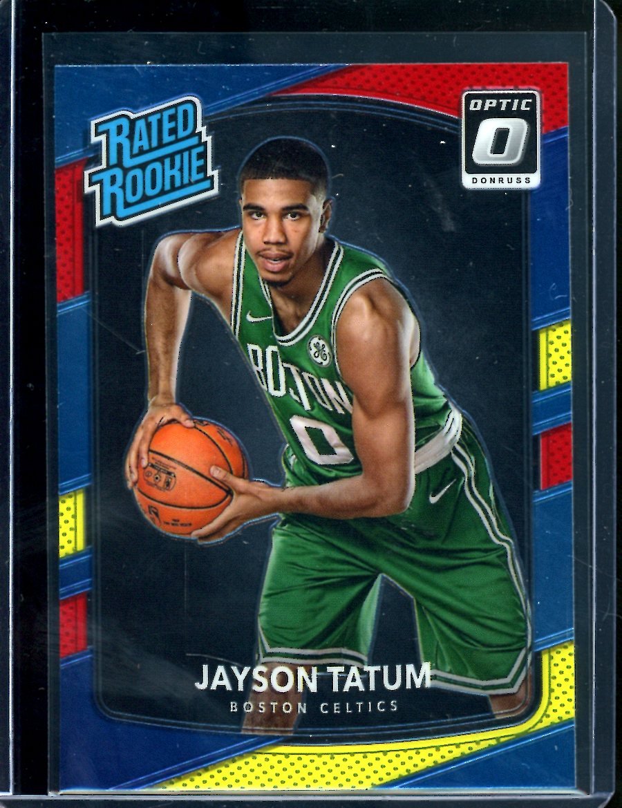 2017 - 18 Panini Optic Jayson Tatum Rookie Red Yellow Celtics - Trading Card Market