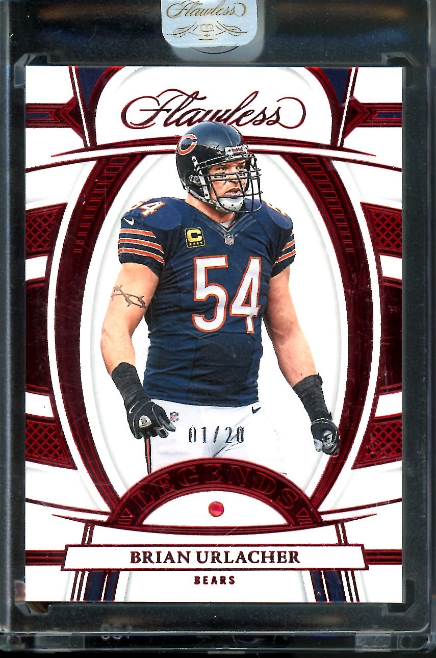 2022 Panini Flawless Brian Urlacher Ruby /20 Bears