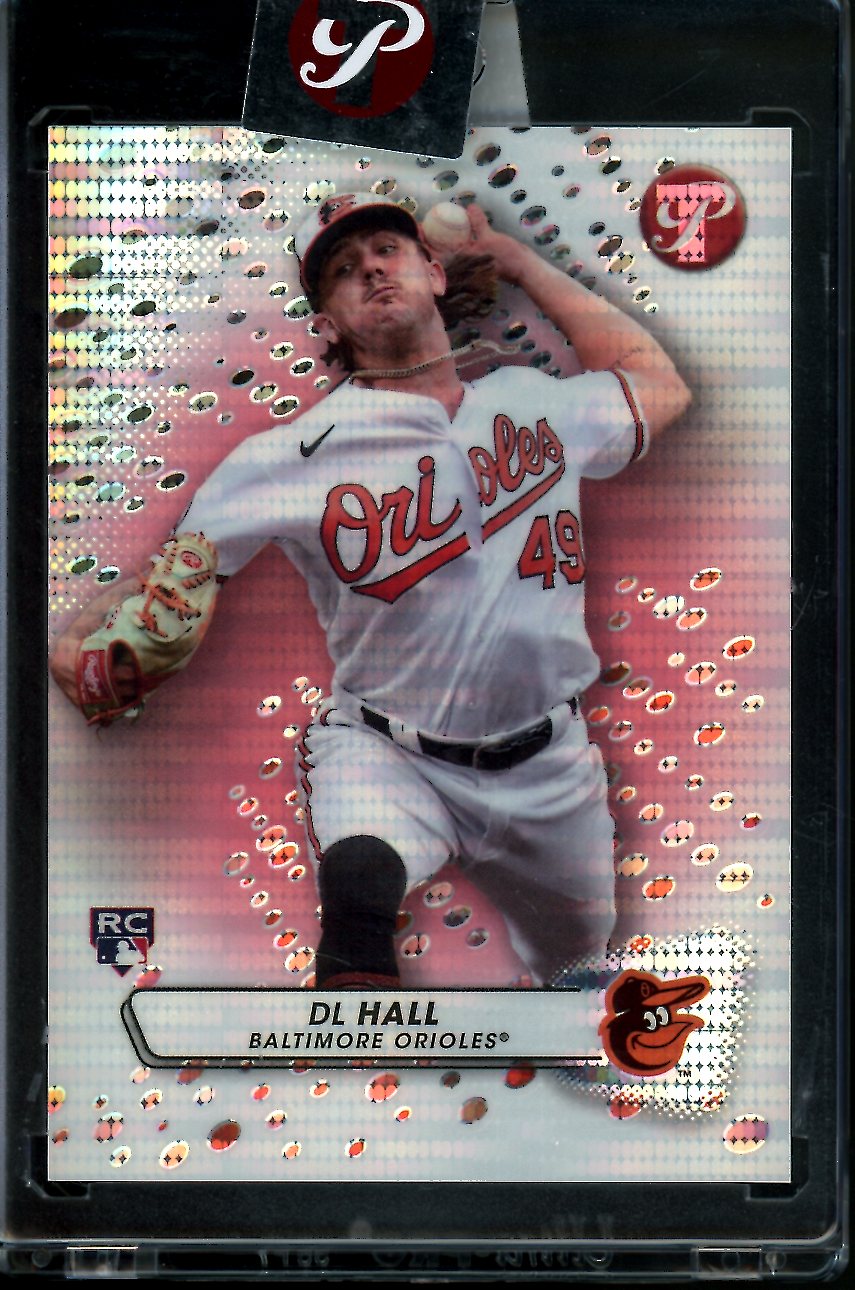 2023 Topps Prestine DL Hall Rookie Pink /15 Orioles