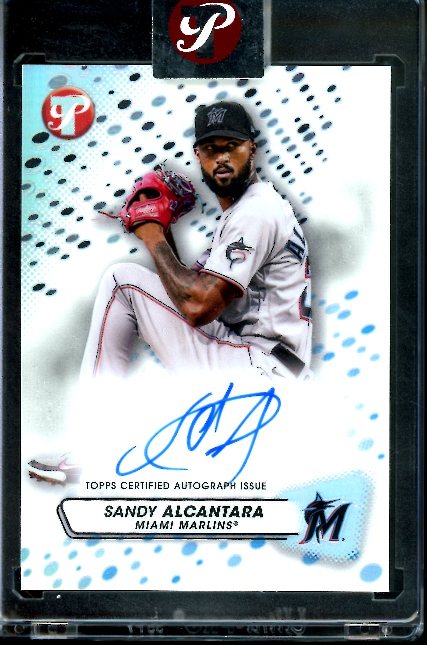 2023 Topps Prestine Sandy Alcantara Auto Marlins