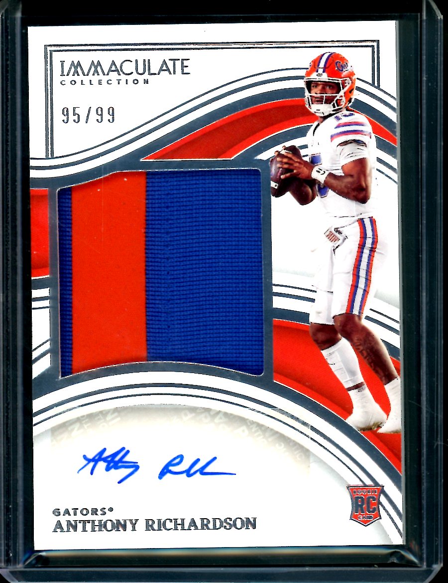 2023 Panini Immaculate Collegiate Anthony Richardson Rookie RPA /99 Florida