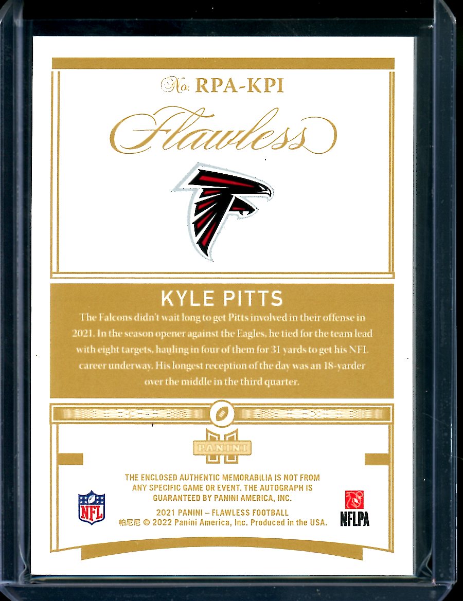 Kyle Pitts RPA sale