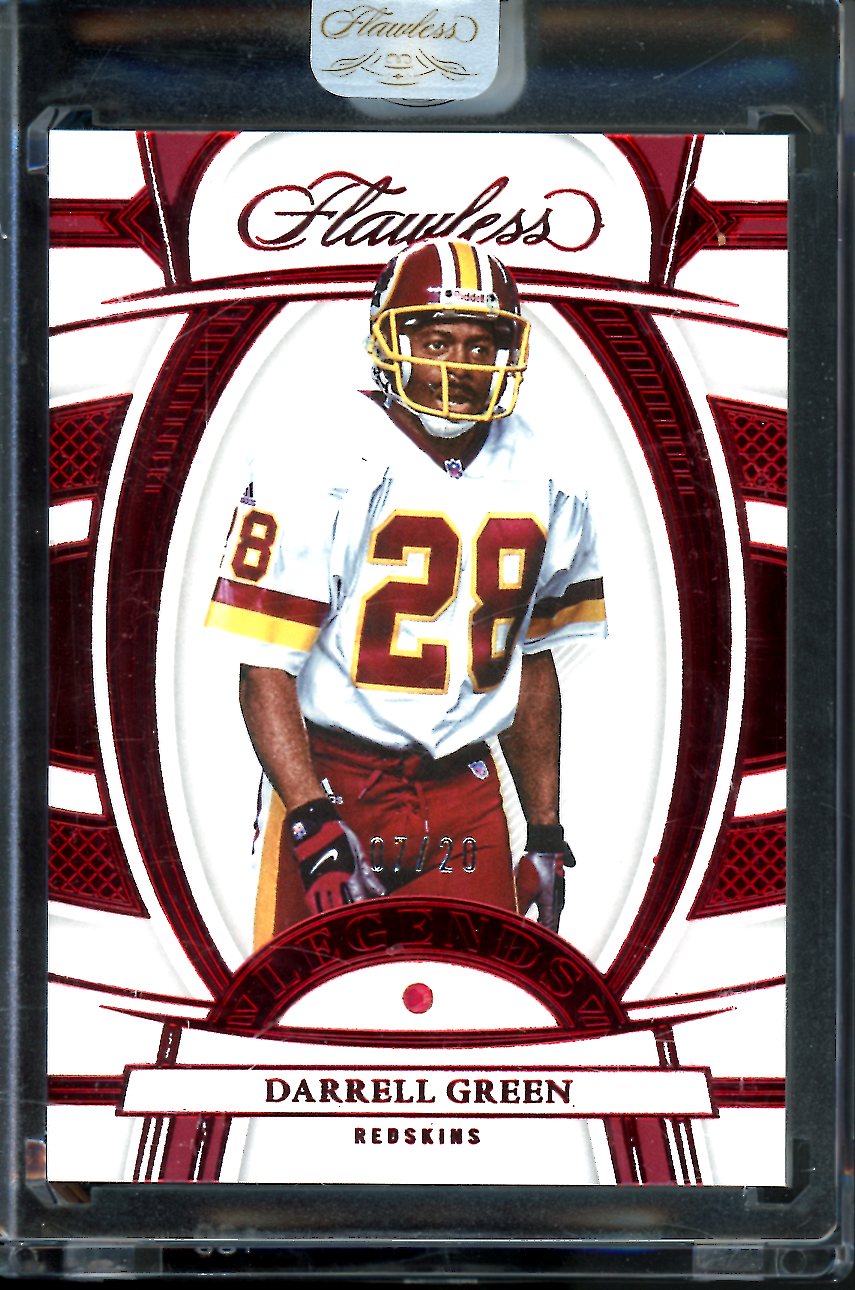 2022 Panini Flawless Darrell Green Ruby /20 Commanders