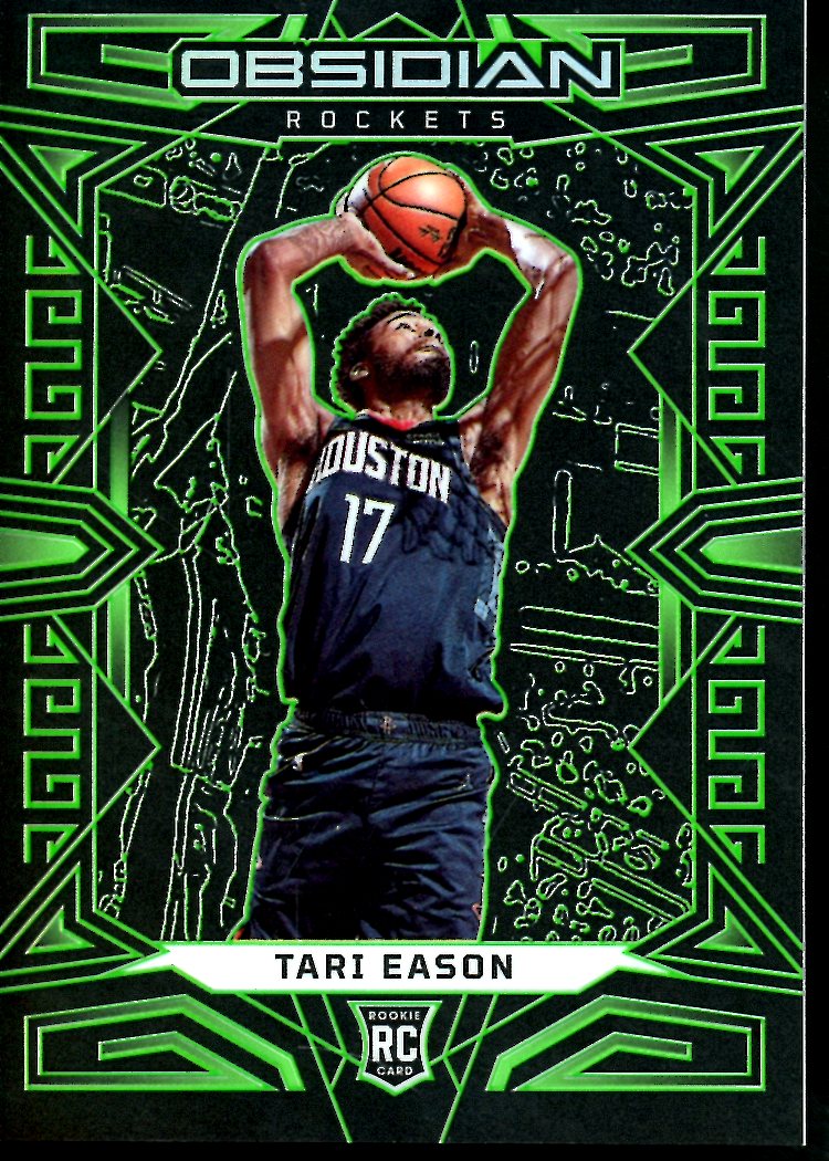 2022-23 Panini Obsidian Tari Eason Green /25 Rockets