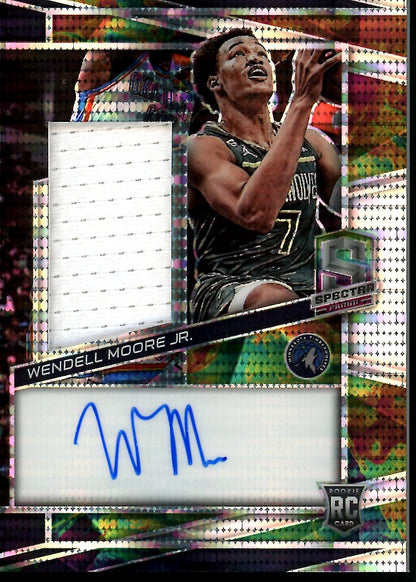 2022-23 Panini Spectra Wendel Moore Jr. Rookie RPA /99 Timberwolves