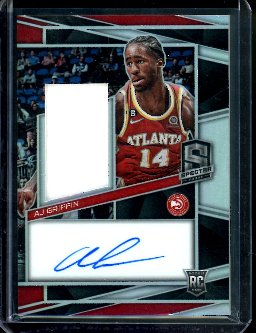 2022-23 Panini Spectra AJ Griffin Rookie RPA /199 Hawks