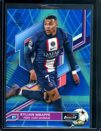 2023 Topps Finest Kylian Mbappe /250 PSG