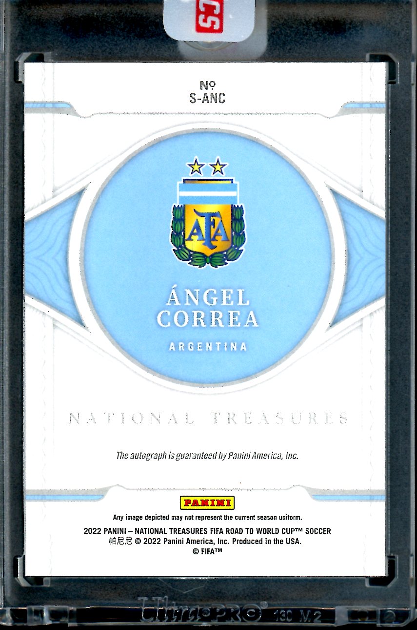 2022 Panini National Treasures Angel Correa Auto /99 Argentina