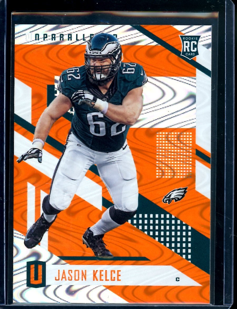 Jason Rookie 2017 Panini Unparalleled Jason Kelce Rookie /49 Eagles – Trading Card ...